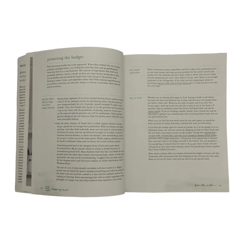 Danielle Walker's Against All Grain Cookbook Gluten Dairy Free Paelo Easy Meals